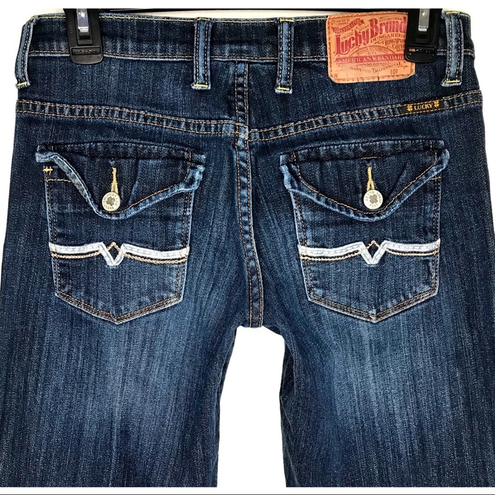 LUCKY BRAND🍀‘Petunia Easy Rider’ Dark Denim Jeans ~Size 26 - Picture 5 of 6